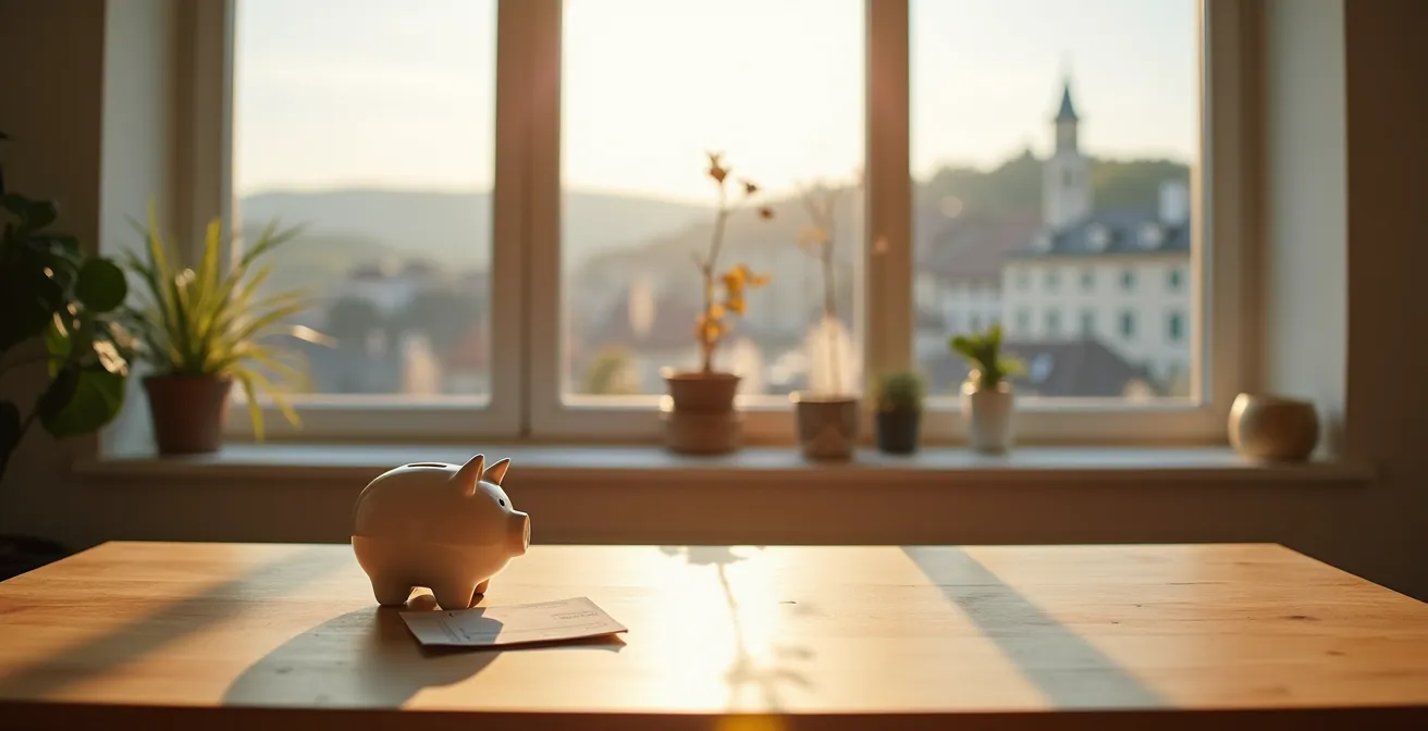 Visualisierung der Geo-Arbitrage-Strategie im Grossraum Zürich für höhere Sparquoten