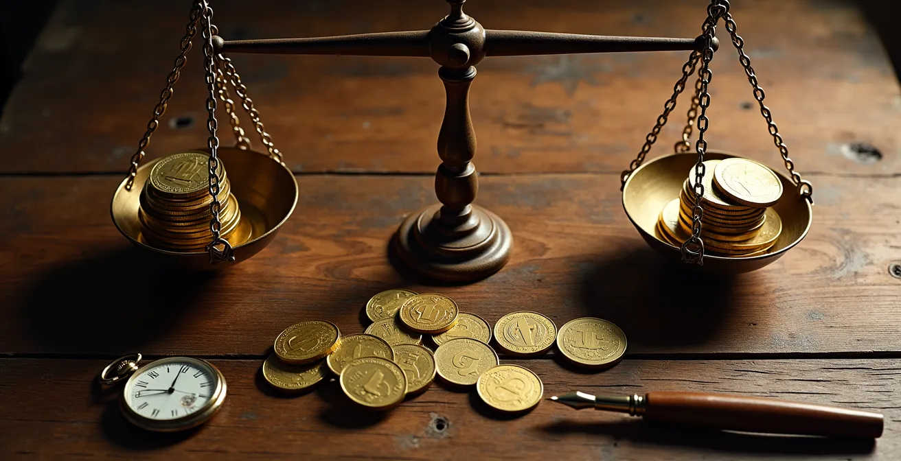 Abstrakte Darstellung der Schweizer Steuerregelung für Privatanleger