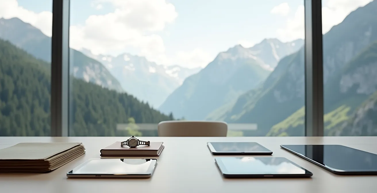 Visualisierung der schleichenden Veränderung eines konservativen Portfolios