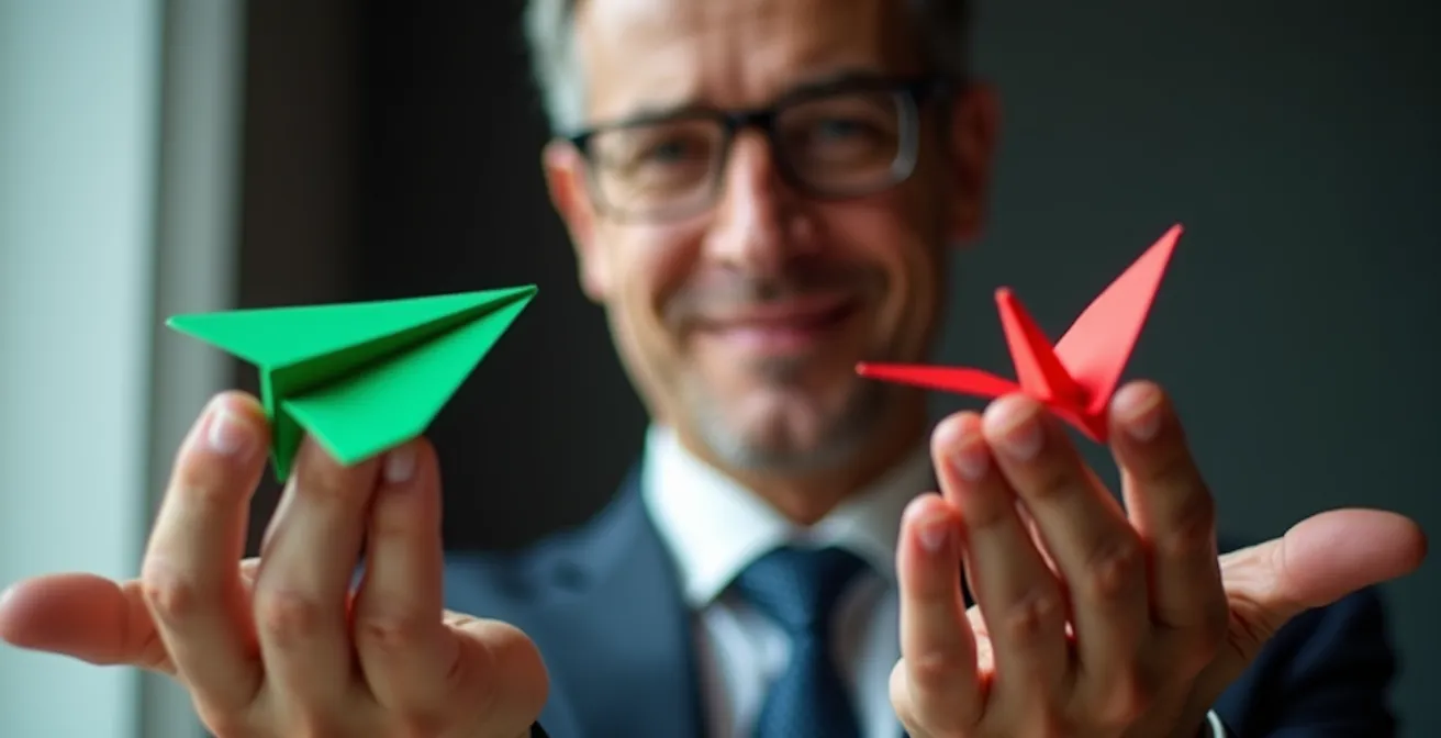 Emotionale Reaktion eines Investors auf Gewinne versus Verluste